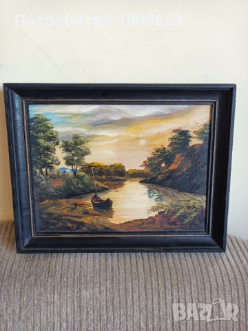 Стара маслена картина, снимка 1