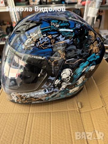 Мотоциклетна каска, снимка 5 - Аксесоари и консумативи - 50624762