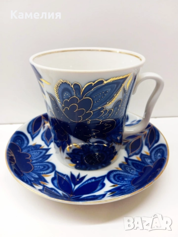 Руски порцелан , снимка 3 - Чаши - 52225404