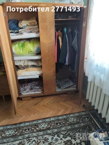 Спалня и гардероб от бук, снимка 3 - Спални и легла - 53841256