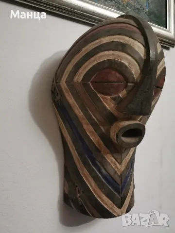 Африканска маска Сонгие, снимка 4 - Антикварни и старинни предмети - 49154628