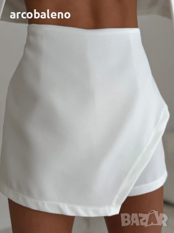 Дамски комплект яке + пола (къси панталони) ELEGANCE, 3цвята , снимка 8 - Комплекти - 53608175