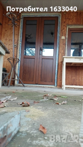 ПВЦ врата, 5 камерен профил/70мм ширина/ , цвят Златен дъб ширина:119 см / височина 216 см