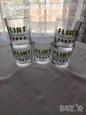 Чаши Флирт за водка 5бр., снимка 3 - Чаши - 50652835