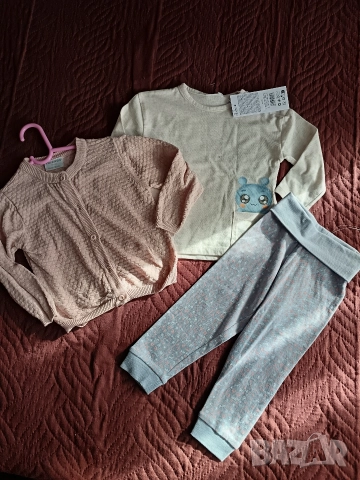 Голям лот за момиче р. 9-12м.80 , снимка 5 - Комплекти за бебе - 52592581