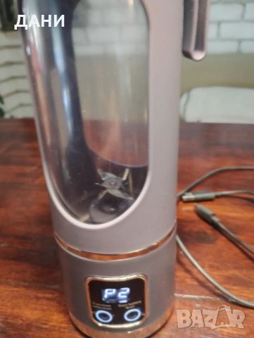 Преносим блендер 450 мл, презареждащ се с USB, за смутита и шейкове, снимка 5 - Блендери - 52272387