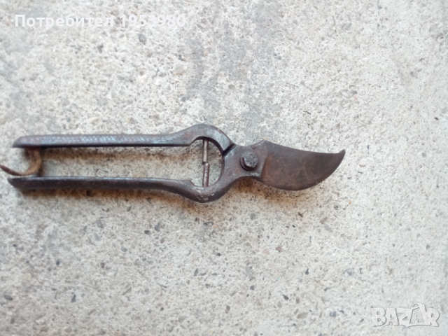 Стара лозарска ножица, снимка 2 - Антикварни и старинни предмети - 36255640