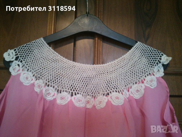 Розова рокля, снимка 3 - Рокли - 40836162