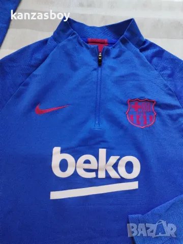 Nike Y NK FC BARCELONA STRIKE DRY - юношеска футболна блуза 158-170см., снимка 2 - Детски анцузи и суичери - 48383494