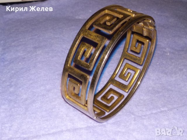 ПОЗЛАТЕНА АЖУРНА ВИНТИДЖ ГРИВНА от БЛАГОРОДНА НЕРЪЖДАЕМА СТОМАНА 38343, снимка 9 - Гривни - 41192283