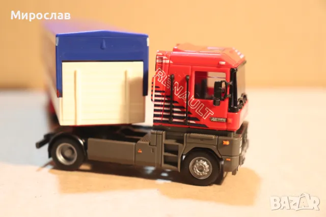 AMW 1:87 H0 RENAULT MAGNUM КАМИОН TIR МОДЕЛ ВЛЕКАЧ, снимка 6 - Колекции - 49923873