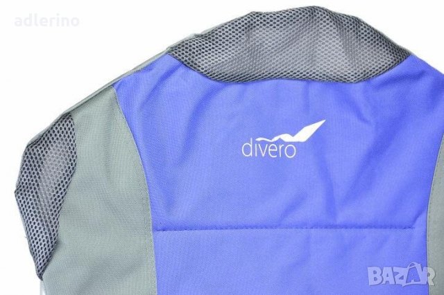 Рибарски стол, сгъваем стол, пикник стол, къмпинг стол, синьо - 130 кг, снимка 8 - Градински мебели, декорация  - 34313588