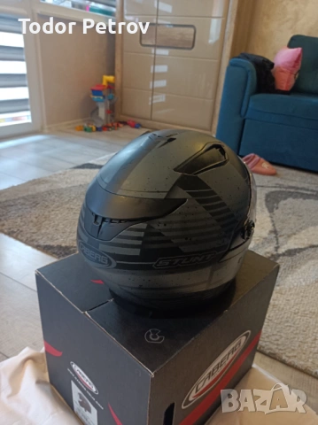 Мото каска Caberg Stunt., снимка 4 - Аксесоари и консумативи - 53859460