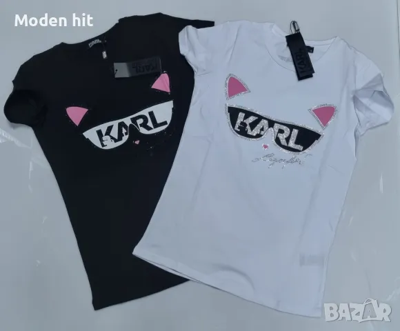 Последна бройка! Karl Lagerfeld дамска тениска реплика, снимка 1