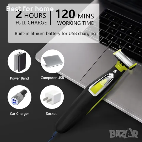 LOVPIS Мъжки тример за брада, снимка 4 - Тримери - 49385226