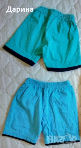 Къси панталонки НОВИ и ватиран гащеризон, снимка 3 - Панталони и долнища за бебе - 26254223