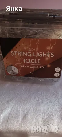 Нова LED светлинна верига с 240 LED и таймер, снимка 4 - Лед осветление - 48346073