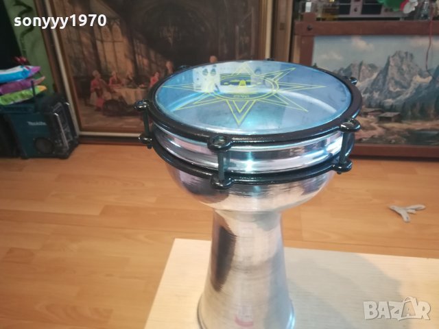 ИНОКСОВА ТАРАМБУКА 40Х25СМ 2402221226, снимка 2 - Ударни инструменти - 35901085