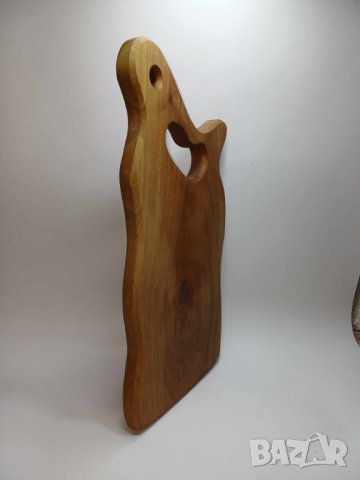 Дъска за мезета от орех с дръжка 40х20см, снимка 3 - Аксесоари за кухня - 44230502