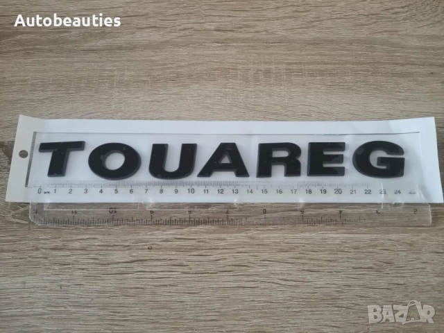 Volkswagen Touareg черна емблема стар шрифт, снимка 6 - Аксесоари и консумативи - 53732177