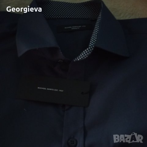 Риза,"Bosweel shirts est.1937"р-р L,41/42, снимка 9 - Ризи - 35775656