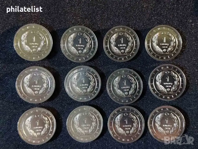 Турция 2020 – Комплектен сет от 12 монети по 1 куруш - Фауна – Птици , PROOF, снимка 9 - Нумизматика и бонистика - 52002985