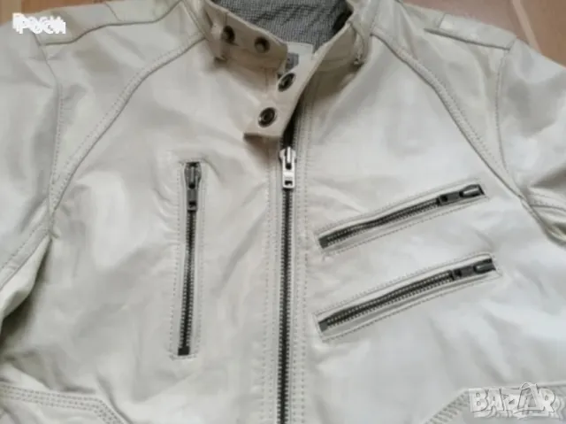 Кожено яке М /Л, снимка 2 - Якета - 49142330