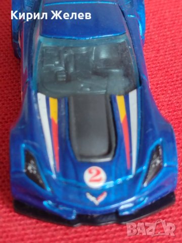 Метална количка CORVETTE C7 R MADE IN MALAYSIA рядка за КОЛЕКЦИЯ 17730, снимка 7 - Колекции - 40676059
