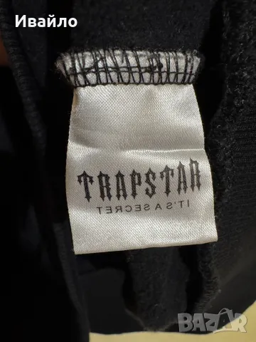 Trapstar Men's Black Hoodie., снимка 4 - Суичъри - 49354317