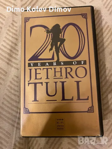 Jethro Tull VHS Видео Касета Оригинал