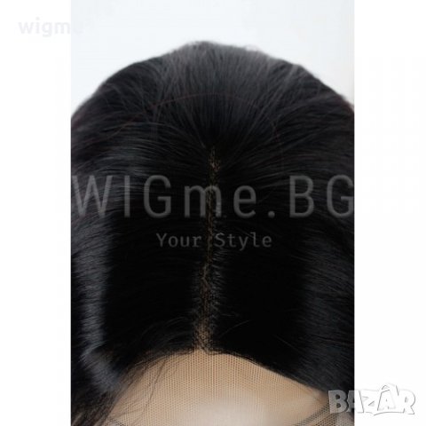 Дълга червена чуплива лейс фронт перука Лорета, снимка 6 - Аксесоари за коса - 35784769