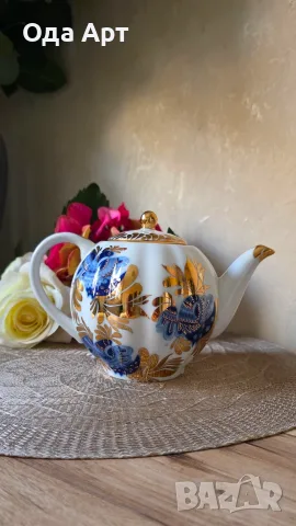 Руски порцелан, Золотой сад,  ЛФЗ , снимка 3 - Сервизи - 55965223