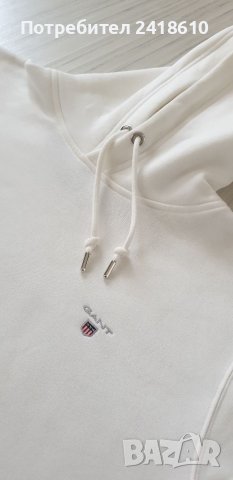 GANT Shield Hoodie Mens Size XL НОВО! ОРИГИНАЛ! Мъжки Суичер!, снимка 8 - Спортни дрехи, екипи - 41043774
