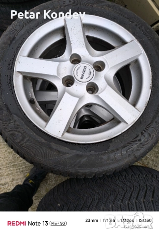 джанти Енцо 4х100, снимка 8 - Гуми и джанти - 52038291