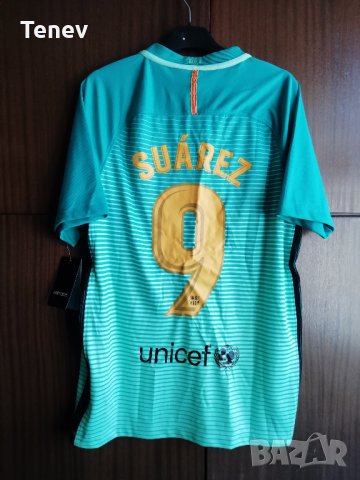Barcelona Suarez нова оригинална тениска фланелка Суарез Барселона 2016/2017 S
