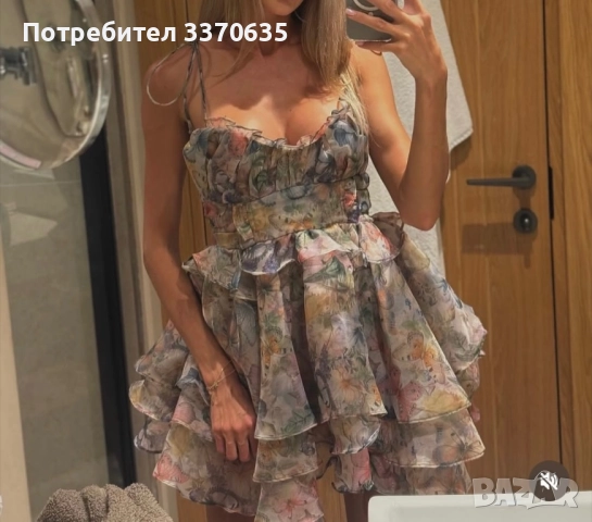 Дамска тренди рокля, универсален размер, снимка 4 - Рокли - 52154779