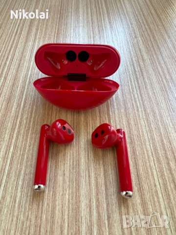 HUAWEI FreeBuds 3, Red, Active Noise Cancelling - безжични слушалки, снимка 6 - Безжични слушалки - 41980111