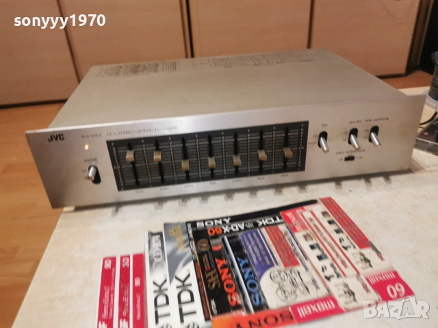 JVC EQUALIZER-MADE IN JAPAN 1203261911LCHERY1, снимка 3 - Ресийвъри, усилватели, смесителни пултове - 53816029