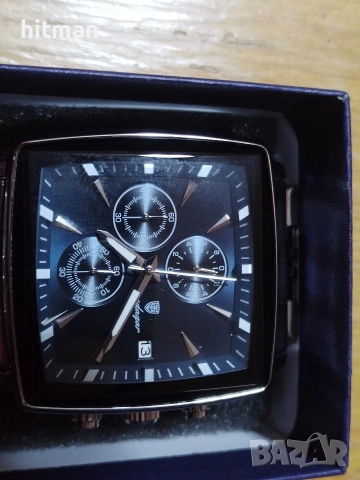 часовник Poedagar Chronograph 30 лв, снимка 3 - Мъжки - 53104126