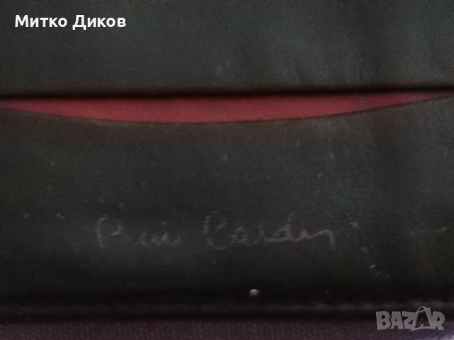 Портфейл марков Пиер Карден 120х90мм-естествена кожа , снимка 4 - Портфейли, портмонета - 44450660