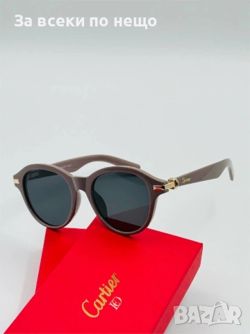 Cartier Слънчеви Очила С UV400 Защита😎С ПОДАРЪК🎁Кутия И Калъф - Налични Различни Цветове Код SK713, снимка 4 - Слънчеви и диоптрични очила - 53146397