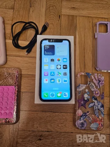 Продавам iPhone 11, 64GB, фабрично отключен към всички оператори. Телефонът работи отлично, снимка 5 - Apple iPhone - 55958123