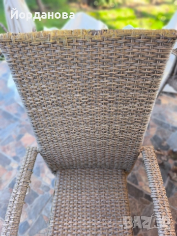 Градинска маса и столове имитация ратан, снимка 10 - Градински мебели, декорация  - 53829614