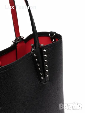 Оригинална чанта Christian Louboutin Cabata leather tote bag Намалена цена -47%, снимка 5 - Чанти - 56213531