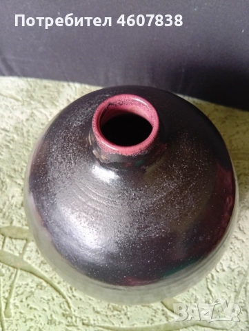 Керамична глинена ваза СБХ 15-15 см, снимка 2 - Вази - 52140925