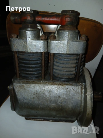 Продавам употребяван двуцилиндров компресор за ЮМЗ, снимка 2 - Селскостопанска техника - 53668429