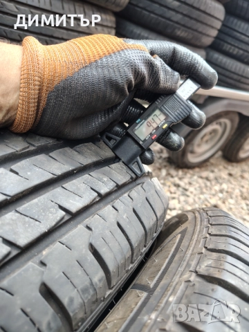 2бр.летни гуми HANKOOK 195 80 14C DOT17 цена за брой, снимка 2 - Гуми и джанти - 52427846