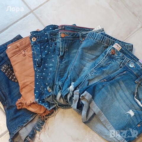 Дамски къси дънкови панталони 7 бр.