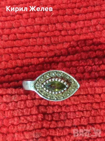 СКЪПОЦЕННА СРЕБЪРНА ОБЕЦА СРЕБРО 925 АНГЛИЯ ЮВЕЛИРНО ФАСЕТИРАН ОЛИВИН / ПЕРИДОТ и ЦИРКОНЧЕТА 47588, снимка 9 - Обеци - 49134768