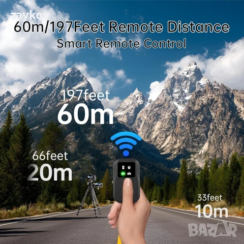 Безжично дистанционно управление Suptig за GoPro Hero 13/12/11/10/9/8, снимка 6 - Друга електроника - 53591643